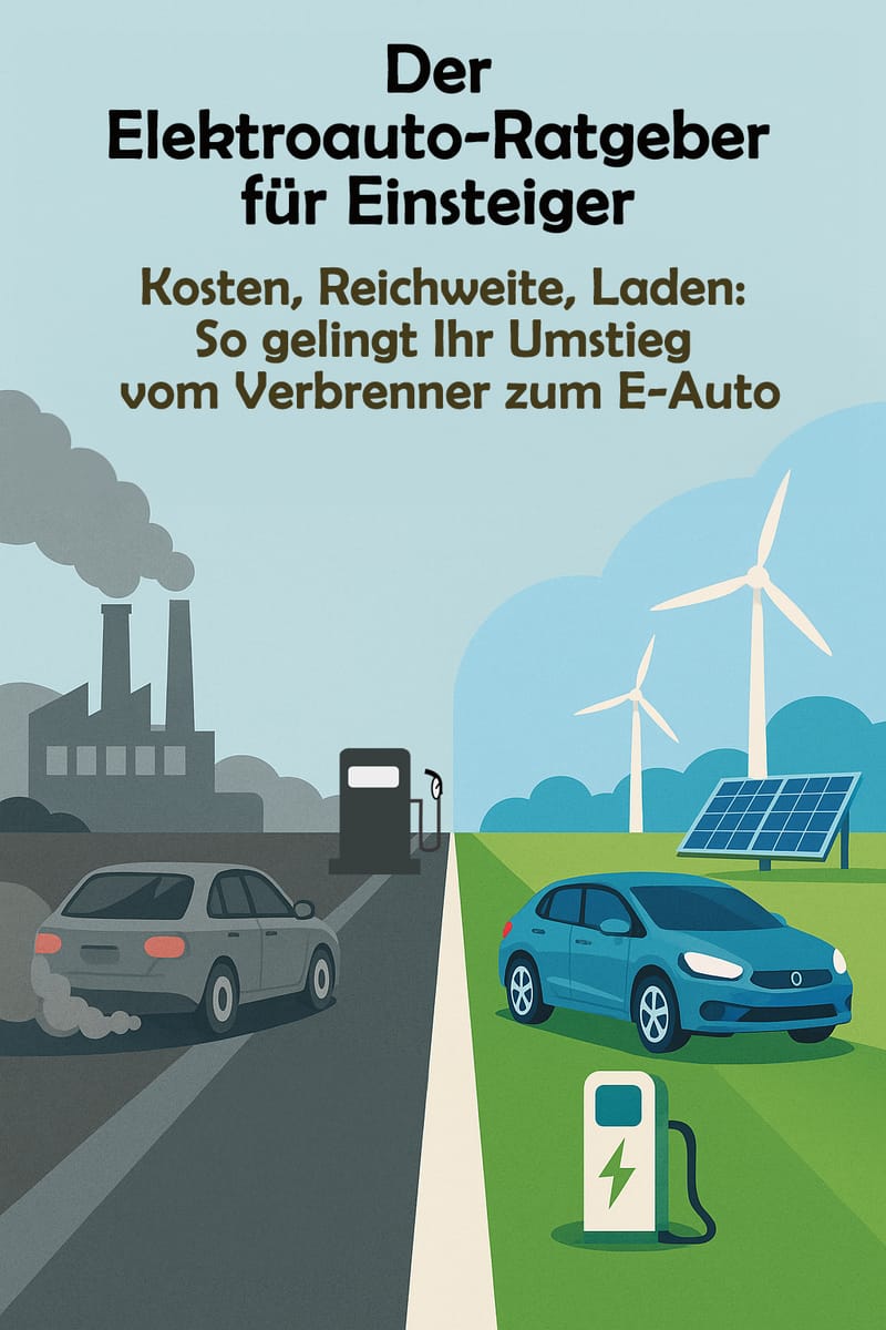 Der Elektroauto-Ratgeber für Einsteiger – Buchcover